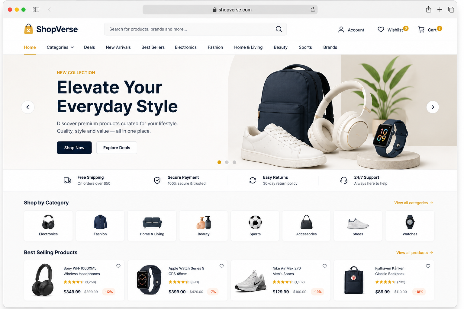 E-commerce Website